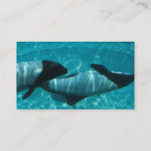 Unterwasserwal-Visitenkarte Visitenkarte (Rückseite)