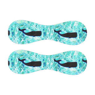Unterwasserwale schwimmen baseball