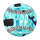 Unterwasserwale schwimmen baseball (Rückseite)