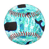 Unterwasserwale schwimmen baseball (Vorderseite)
