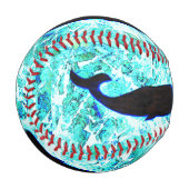 Unterwasserwale schwimmen baseball (Vorderseite Links)