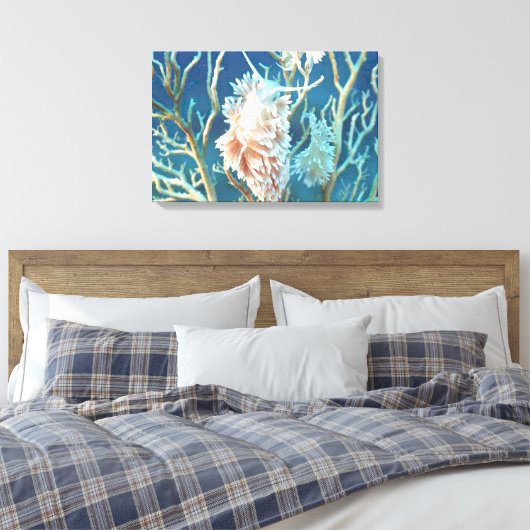 Unterwasserwelt 17 Starke Canvas Print Leinwanddruck (Insitu (Schlafzimmer))