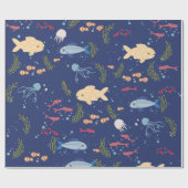 Unterwasserwelt Geschenkpapier (Flach)