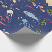Unterwasserwelt Geschenkpapier (Ecke)