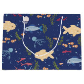 Unterwasserwelt Große Geschenktüte (Vorderseite)