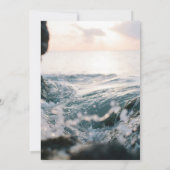 Unterwasserwelt - Hochzeitseinladung Einladung (Rückseite)