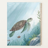 Unterwasserwelt mit Schildkröte Planer (Rückseite)