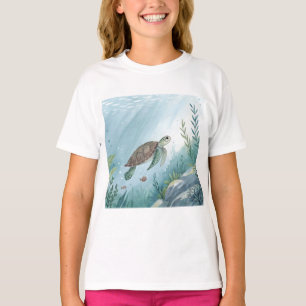 Unterwasserwelt mit Schildkröte T-Shirt