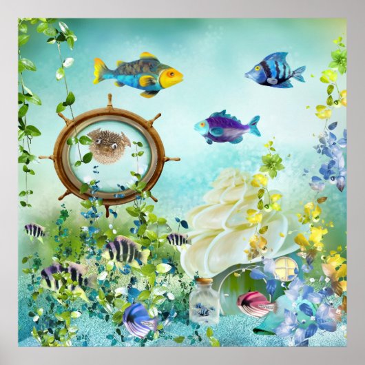 Unterwasserwelt Poster (Vorne)
