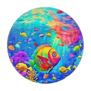 Unterwasserwelt Schneidebrett