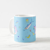 Unterwasserwelt-Tasse Kaffeetasse (Vorderseite Links)