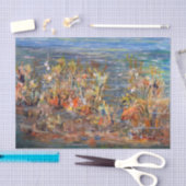 Unterwasserwelttropische Fisch-Aquarium-Malerei Seidenpapier (Handwerk)