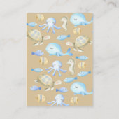 Unterwasserwhimsy-Showdusche Begleitkarte (Rückseite)