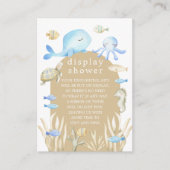 Unterwasserwhimsy-Showdusche Begleitkarte (Vorderseite)