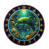 Unterwasserwunder Dolphin Dartboard Delight Dartscheibe (vorne)