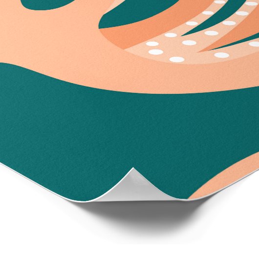 Unterwasserwunder: Octopus Starfish Dance Poster (Ecke)