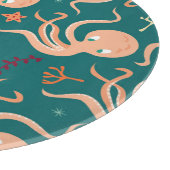 Unterwasserwunder: Octopus Starfish Dance Schneidebrett (Ecke)