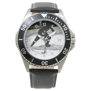 Unterwegs - Hockey-Spieler Armbanduhr