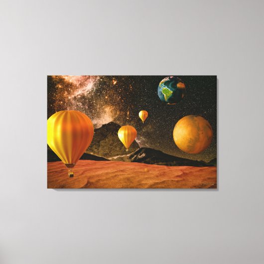 Unterwegs Leinwanddruck (Vorderseite)