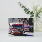 Unterwegs... Postkarte (Stehend Vorderseite)