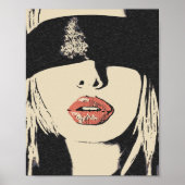 Unterwerfung ist ihre Lebensweise, schöne Blondine Poster (Vorne)