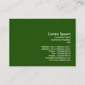 Unterwuchs, Mini-Foto Visitenkarte (Rückseite)