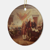 Unterzeichnen der Unabhängigkeitserklärung, 4. Keramik Ornament (Links)