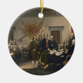 Unterzeichnen der Unabhängigkeitserklärung, am 4. Keramik Ornament (Vorne)