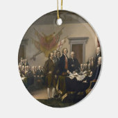 Unterzeichnen der Unabhängigkeitserklärung, am 4. Keramik Ornament (Links)