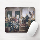 Unterzeichnen der US-Konstitution durch Christy Mousepad (Mit Mouse)