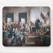 Unterzeichnen der US-Konstitution durch Christy Mousepad (Vorne)
