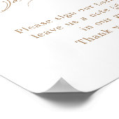 Unterzeichnen Sie unser Gästebuch & Barrel Head Wa (Ecke)