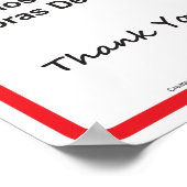 Unterzeichner für ärztliche Tätigkeit Poster (Ecke)