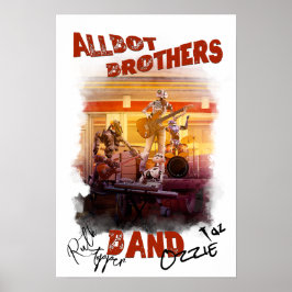 Unterzeichnet Allbot Brothers Band Poster
