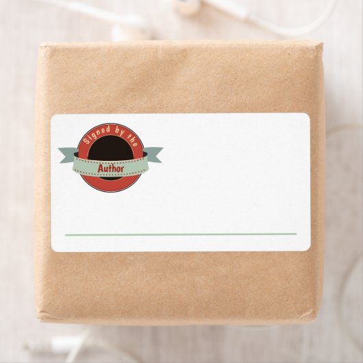 Unterzeichnet durch das Buchzeichen des Autors, (Insitu)