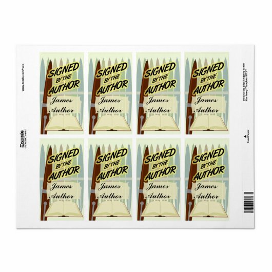 Unterzeichnet durch den Autor benutzerdefinierte L (Vorne)