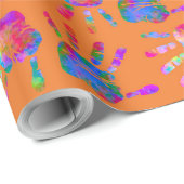 Unterzeichnet durch den Künstler Sunset Geschenkpapier (Rolleneckpunkt)