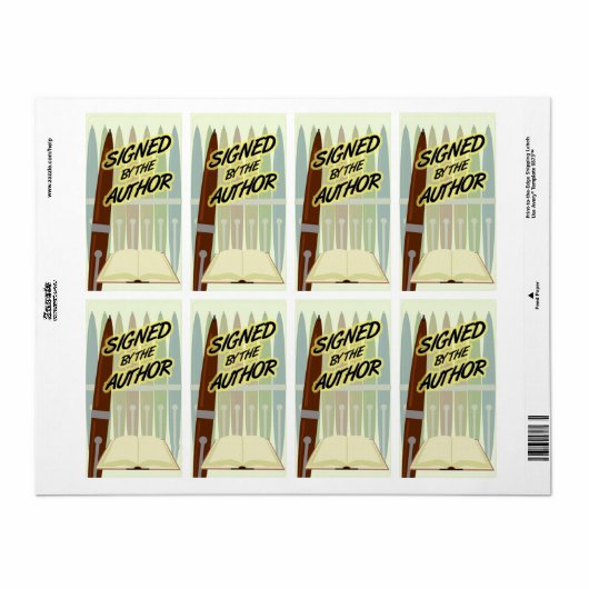 Unterzeichnet durch die Autorenzeichen (Vorne)