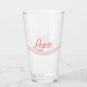 Unterzeichnet mit Liebe Glas (Rückseite)