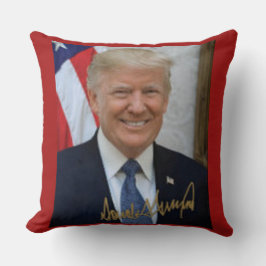 UNTERZEICHNET VON PRÄSIDENT TRUMP /BEHANDELN SIE N KISSEN