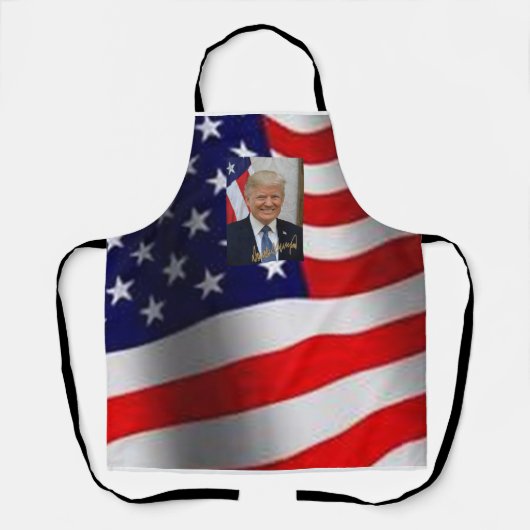 UNTERZEICHNET VON PRÄSIDENT TRUMP SCHÜRZE (Vorderseite)