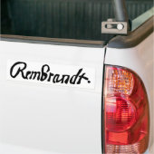 Unterzeichnet von Rembrandt Autoaufkleber (Auf Lkw)