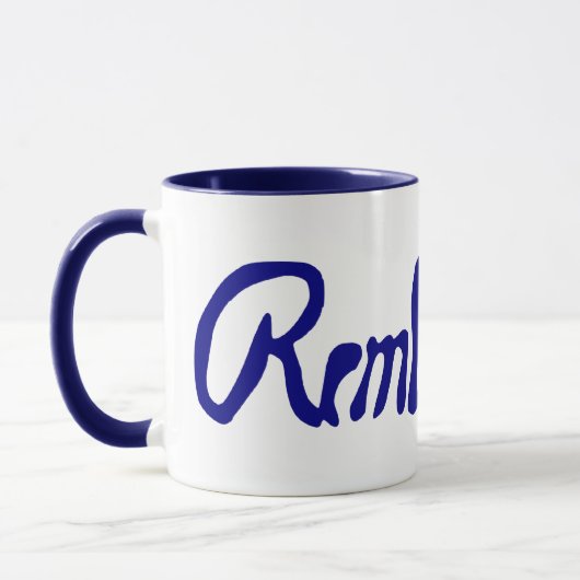 Unterzeichnet von Rembrandt Tasse (Links)