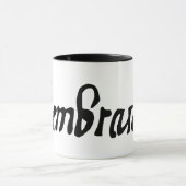 Unterzeichnet von Rembrandt Tasse (Zentrum)