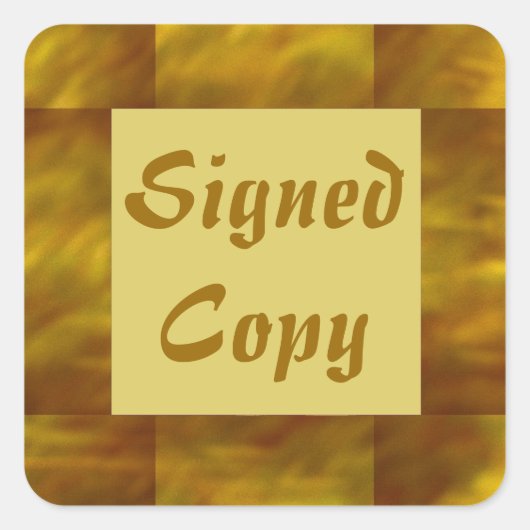 Unterzeichnete Kopie - Aufkleber auf dem Platz (#1 (Vorderseite)