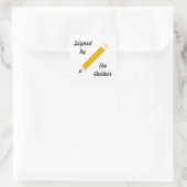 Unterzeichnete Kopie - Aufkleber auf dem Platz (#2 (Tasche)