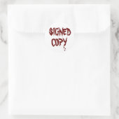 Unterzeichnete Kopie - Rundkleber (#46) Runder Aufkleber (Tasche)