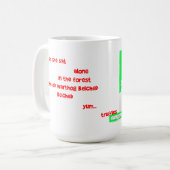 Unterzeichnete Warthog Kaffee-Tasse Kaffeetasse (Vorderseite Links)