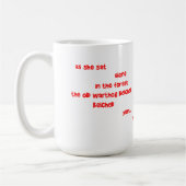 Unterzeichnete Warthog Kaffee-Tasse Kaffeetasse (Links)