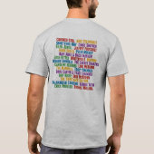 Unterzeichnung 15years klingt Künstler-Shirt T-Shirt (Rückseite)